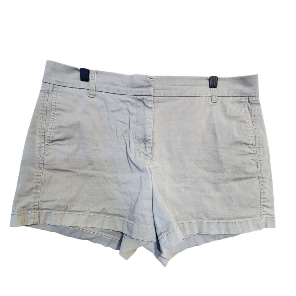 J Crew 4" stretch chino shorts Tan Womens Size 12